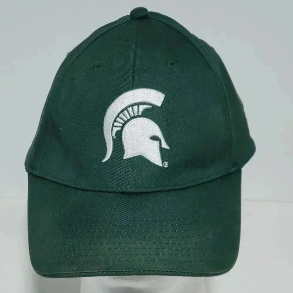 Signatures Other - Michigan State University Spartans Hat Srapback Embroidered Adjustable MSU Green